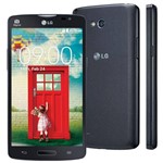 Smartphone Lg L80 Tv Single D375 Preto com Tela de 5 Pol. Tv Digital, Android 4.4, Câmera 8mp e Pro