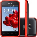 Smartphone LG LG L50 Sporty Dual Chip Desbloqueado Android 4.4 Tela 4" 4GB 3G Wi-fi Câmera 5MP TV Digital - Preto