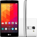 Smartphone LG Prime Plus 4G Titânio Quick Selfie Dual Chip Desbloqueado Android 5.0 Lollipop Tela 5" 8GB 4G Wi-Fi Câmera 8MP - Branco