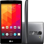 Smartphone LG Prime Plus Android Single 8GB Câmera 8MP 4G/Wi-Fi - Titanium