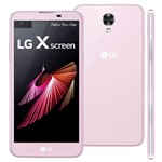Smartphone LG X Screen Dual Chip Android 6.0 Tela 4.9" e 1.76" Secundária 16GB 4G Câmera 13MP - Rose Gold
