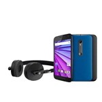 Smartphone Moto G 3ª Geração Music - Tela 5" Hd, 16gb, Qualcomm Snapdragon, Dual Chip - Preto - Xt1