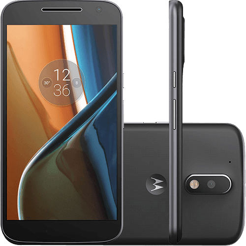 Smartphone Motorola Moto G4 Dual Chip Android 6.0 Tela 5.5'' 16GB Câmera 13MP - Preto