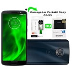 Smartphone Motorola Moto G6 32GB Índigo + Carregador Portátil Sony CP-V3