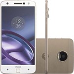 Smartphone Motorola Moto Z XT1650 32GB LTE Dual Sim 5.5" Câm.13MP+5MP-Branco