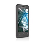 Smartphone Multilaser Ms40 Cor Preta Tela 4" Câmera 2 Mp + 5 Mp 3g Quad Core 4gb Android 4.4