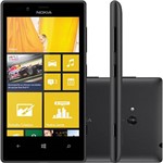 Nokia Lumia 720 Preto - Smartphone Desbloqueado Windows Phone 8 3G Câmera 6.7MP Wi-Fi GPS