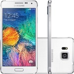 Smartphone Samsung Galaxy Alpha Android 4.4 Tela 4.7" 32GB 4G Câmera 12MP - Branco