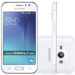 Smartphone Samsung Galaxy J1 Ace Dual Chip Memória Interna de 8GB Câmera 5MP 4G Android 5.1 - Branco