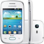 Smartphone Samsung Galaxy Pocket Neo Duos S5312 Dual Chip Android Tela 3" 4GB 3G Wi-Fi Câmera 2MP - Branco