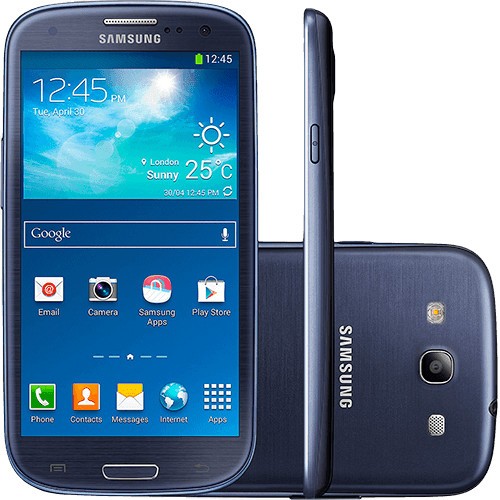 Smartphone Samsung Galaxy S III Neo Duos Dual Chip Desbloqueado Android 4.3 Tela 4.1" 16GB 3G Wi-Fi Câmera 8MP - Grafite