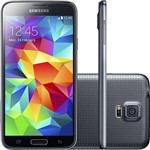 Smartphone Samsung Galaxy S5 Desbloqueado Vivo Android 4.4.2 Tela 5.1" 16GB 4G Wi-Fi Câmera 16MP - Preto
