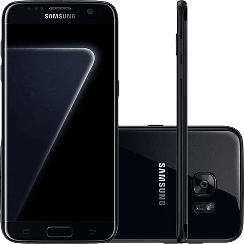 Smartphone Samsung Galaxy S7 Edge Android 6.0 Tela 5.5" 128GB 4G Câmera 12MP - Black Piano