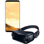 Smartphone Samsung Galaxy S8+ 64GB - Dourado + Gear VR com Controle