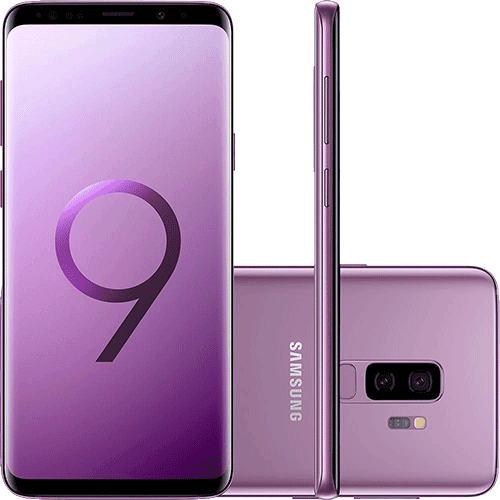 Smartphone Samsung Galaxy S9+ Dual Chip Android 8.0 Tela 6.2" Octa-Core 2.8GHz 128GB 4G Câmera 12MP Dual Cam - Ultravioleta