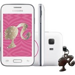 Smartphone Samsung Galaxy Young 2 Pro Barbie Dual Chip Desbloqueado Android 4.4 Tela 4GB 3.5" 3G 3MP - Branco