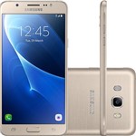 Smartphone Samsung SM-J700M Galaxy J7 Dual Chip Desbloqueado Vivo Android 5.1 Tela 5.5" Octa Core 1.5 Ghz 16GB 4G Câmera 13MP Metal Dourado