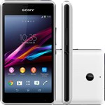 Smartphone Sony Xperia E1 Dual Chip Desbloqueado Android 4.3 Tela 4" 3G Wi-Fi Câmera 3MP TV Digital - Branco