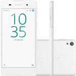 Smartphone Sony Xperia E5 Single Chip Android Marshmallow Tela 5" 16MB 4G Câmera 13MP - Branco