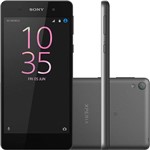 Smartphone Sony Xperia E5 Single Chip Android Tela 5" 16GB 4G Câmera 13MP - Preto