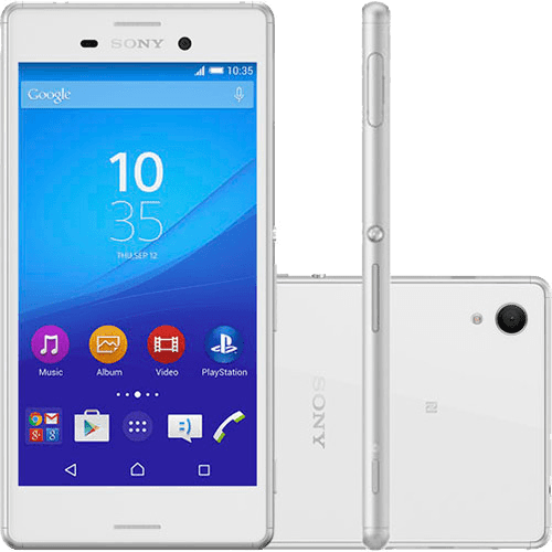 Smartphone Sony Xperia M4 Aqua Dual Desbloqueado Android 5.0 Tela 5" Memória Interna 16GB Câmera de 13MP Branco