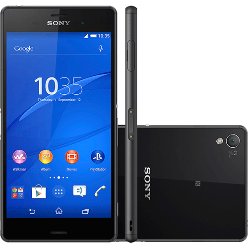 Smartphone Sony Xperia Z3 Compact Desbloqueado Android 4.4 Tela 4.6" 16GB 4G Wi-Fi Câmera 20.7MP - Preto