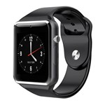 Smartwatch A1 Relogio C/chip Bluetooth Ios/android Prata