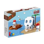 Snoopy Fierce Pirate Ilha do Esqueleto 84 Peças - Banbao