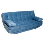 Sofa Cama 3 Lugares Salete Berlanda Azul