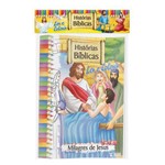 Solapa Grande com 10 Livros de Colorir da Biblia