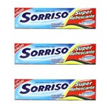 Sorriso Super Refrescância Creme Dental 50g (kit C/03)