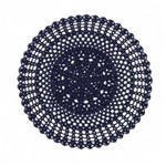 Sousplat Circular Crochet Marinho - 53117