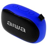 Speaker Aiwa Aw S21 com Bluetooth/fm/microfone Bateria de 1.200 Mah - Azul