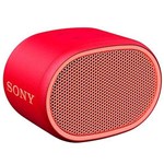 Speaker Sony Srs-xb01/rc com Bluetooth/auxiliar - Vermelho