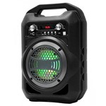 Speaker X-Tech XT-SB532 9W com Bluetooth/USB/SD Bateria 1.200 MAh - Preto