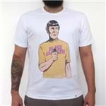 Spock Headbanger - Camiseta Clássica Masculina