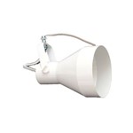 Spot para Trilho 1 Lampada Par30 em Aluminio Cor Branco Modelo Funil