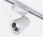 Spot para Trilho LED 12W Luz Branco Frio 6500K Branco Bivolt