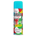 Spray de Glitter - Azul Claro Metalico