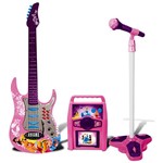 Star Show Princess Guitarra + Microfone + Amplificador - Yellow