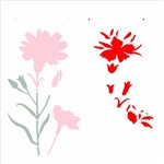 Stencil de Acetato para Pintura Opa 30,5x30,5 2369 Flor Cravo