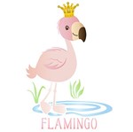 Stencil Litoarte 21,1x17,2 STM-617 Flamingo Infantil