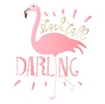 Stencil Litoarte 21,1x17,2 STM-618 Flamingo Darling