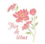 Stencil Litoarte 21,1x17,2 STM-675 Flor de Lótus
