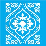 Stencil Litocart 30x30 LSPG-004 Estampa Azulejo