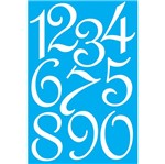Stencil Litocart 30x20 LSS-024 Números