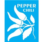 Stencil Litocart 20x15 LSM-056 Pepper Chili
