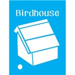 Stencil Litocart 20x15 LSM-060 Bird House