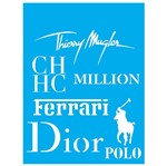 Stencil Litocart 20x15 LSM-138 Ferrari Polo Dior Million