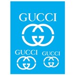 Stencil Litocart 20x15 LSM-129 Gucci